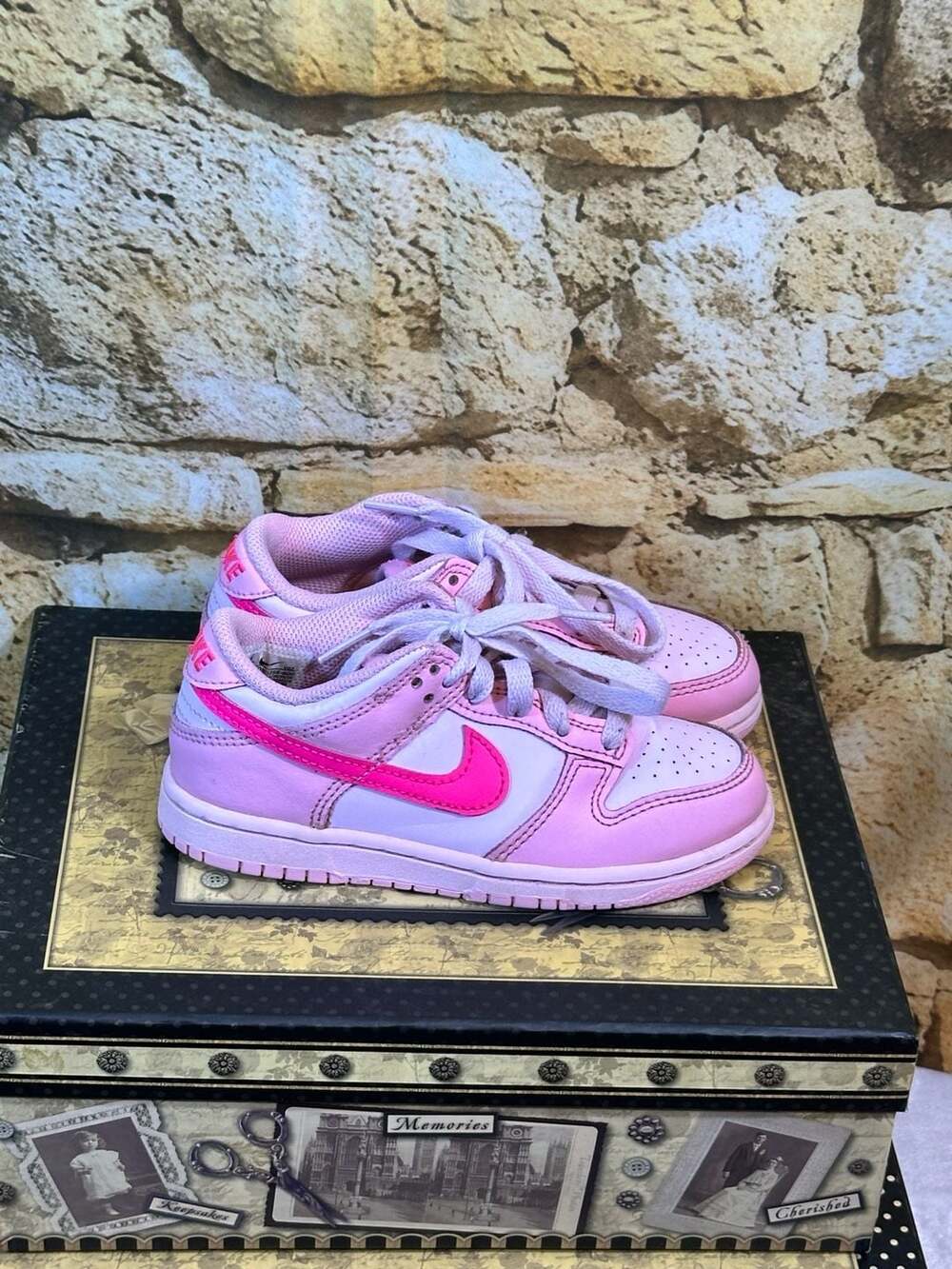 Nike Dunk Low PS Triple Pink Sneakers